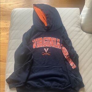 Virginia Cavaliers Kids Hoodie - Navy and Orange